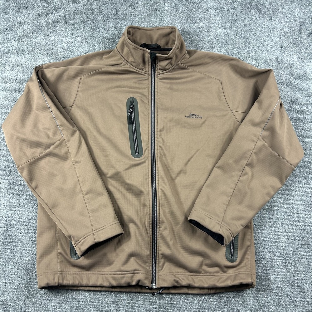 Zero Restriction Tour Series‎ Jacket Mens Medium Brown Softshell Panther Valley
